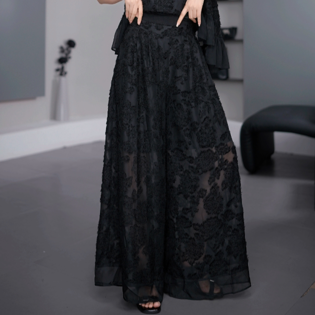 Xinxin 2026 Summer Floor-Length Pants New High-Waisted Slimming Loose Pants Women's High-End Light Luxury Women's Clothing 35296
