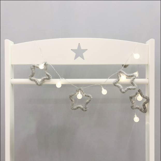 ins felt star string LED small color light flashing light string lamp full of stars room decoration lighting wall decoration pendant