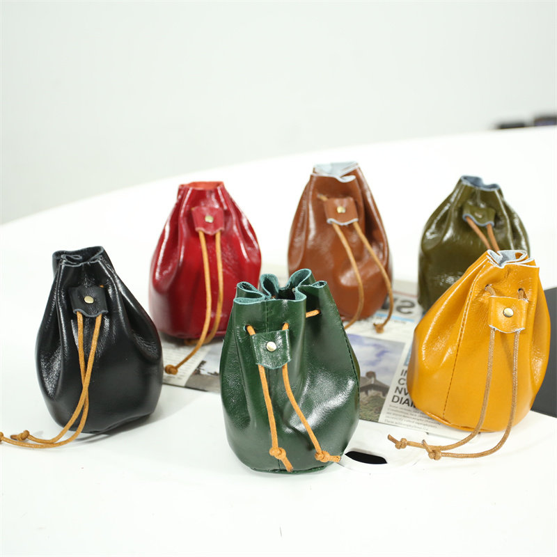 Headlayer Cow Leather Oil Wax Leather Zero Wallet Woman Short leather Large-capacity minimalist mall Withdrawal Cupboard Pick Up Lady Fobag