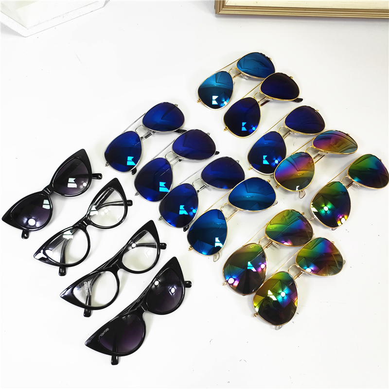 Foreign Trade Reference Glasses Clearance Large Dump Stock Tail Goods Special Price Handling Special Cabinet Tail Single Men And Women Sunglasses