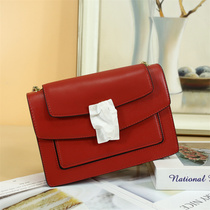 Foreign Trade Export Tail Store Return the Ownership Factory Cutting Cabinet Euro Single Brand Slide Red Woman Bag