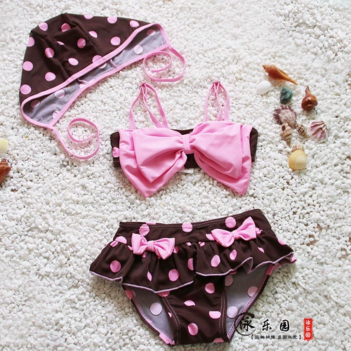 Детский раздельный купальник, раздельное платье, в корейском стиле, подходит для подростков