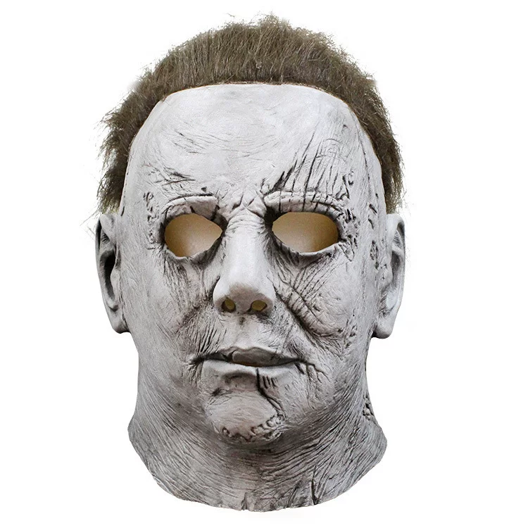 [Michael Myers Mask Halloween Horror 麦克梅尔乳胶面具头套]