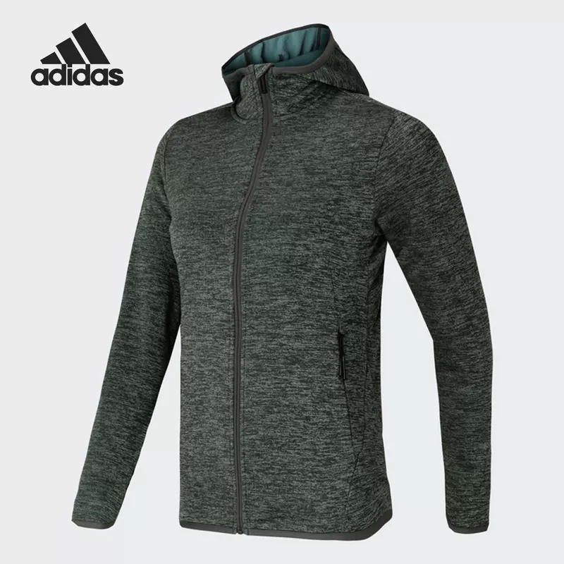Куртка Adidas с капюшоном и молнией для отдыха, коллекция 2021