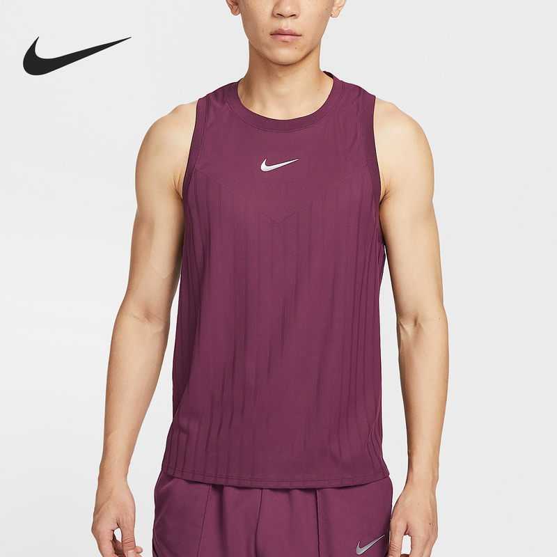 Nike Official Authentic Dri-Fit Men's Tennis Sleeveless Knitted T-Shirt Vest Hm6725-611