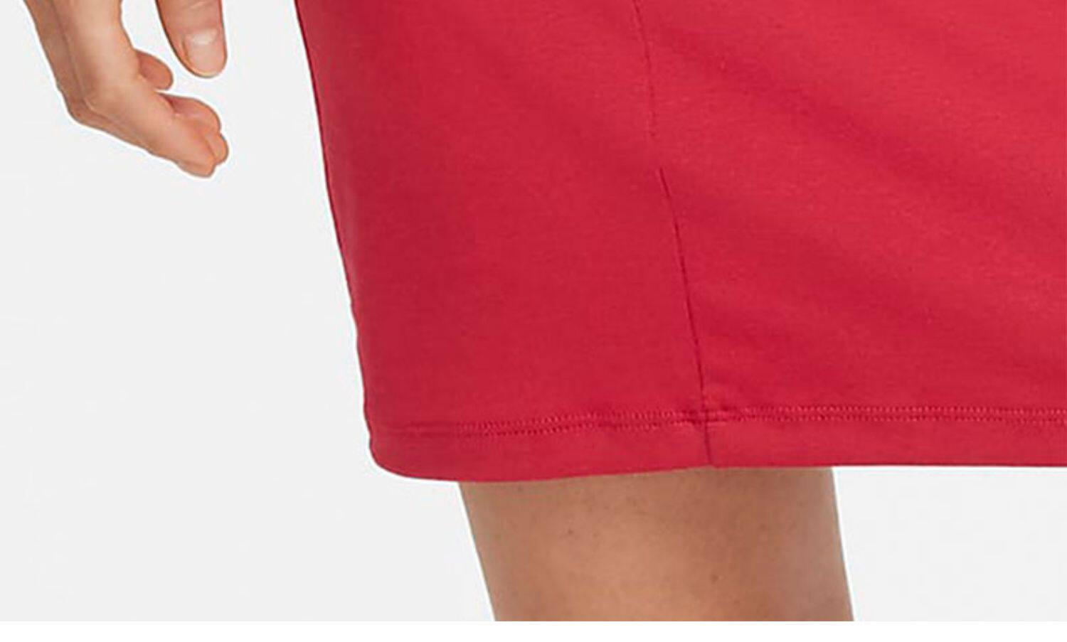 Nike, спортивное платье с рукавами с круглым воротником для отдыха без рукавов, официальный продукт, облегающий крой      