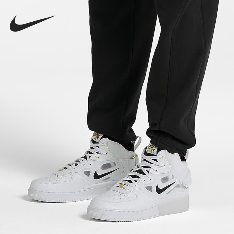 Nike/Nike Genuine Air Force 1 Men's Casual Sports High-Top Sneakers Dq7668-100 Nike/Nike Genuine Air Force 1 Men's Casual Sports High-Top Sneakers Dq7668-100