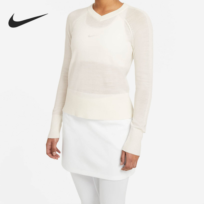 Nike Genuine Seasonal New Sports and Leisure Women's Long-Sleeved Golf Sweater Cu9339-121
