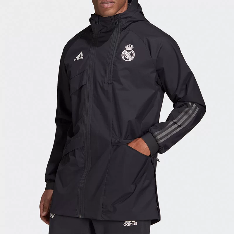 Adidas/ Adidas Модная футбольная толстовка с капюшоном, куртка