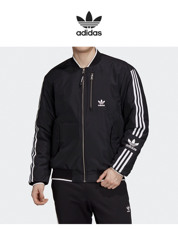 Adidas / Adidas đích thực 2020 mùa xuân và mùa thu mới JKT PAD quần áo thể thao cotton mùa đông cho nam GC8694 - Quần áo độn bông thể thao