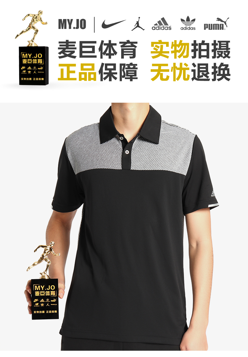Adidas / Adidas Authentic 2019 mùa hè mới dành cho nam áo thun ngắn tay giản dị BC2942 - Áo polo thể thao áo polo trơn