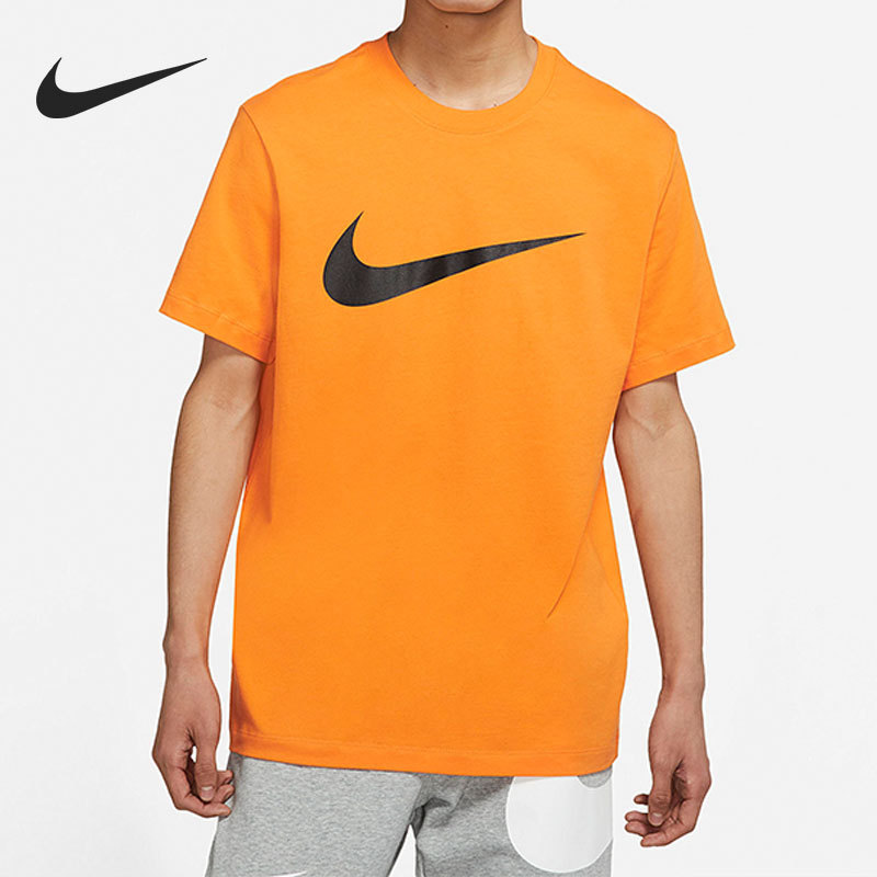 Nike Official Genuine Summer Men's Big Hook Logo Sports Casual Short Sleeve T-Shirt Bv0628-833