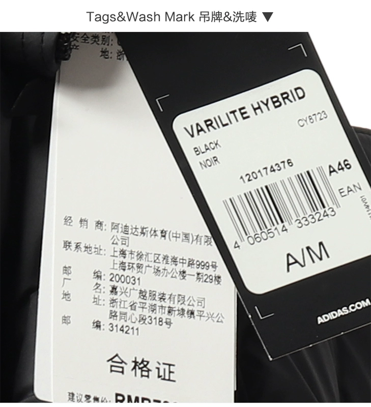 Adidas / Adidas chính hãng 2019 mùa đông mới có mũ trùm đầu ấm thể thao CY8723 - Thể thao xuống áo khoác áo phao lông vũ nữ