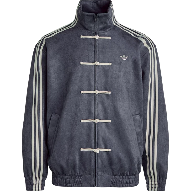 Толстовка/пиджак Adidas для мужчин и женщин для отдыха, официальный товар, свободный крой, китайский стиль