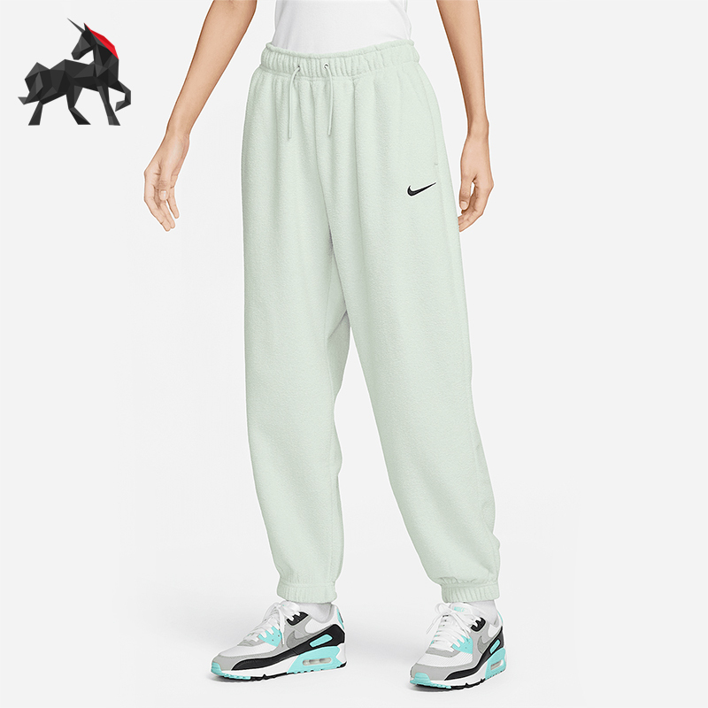 Nike/Nike Genuine 2025 Women's Knitted High-Waisted Fleece Warm Jogger Pants Dv7097-014 Nike/Nike Genuine 2025 Women's Knitted High-Waisted Fleece Warm Jogger Pants Dv7097-014