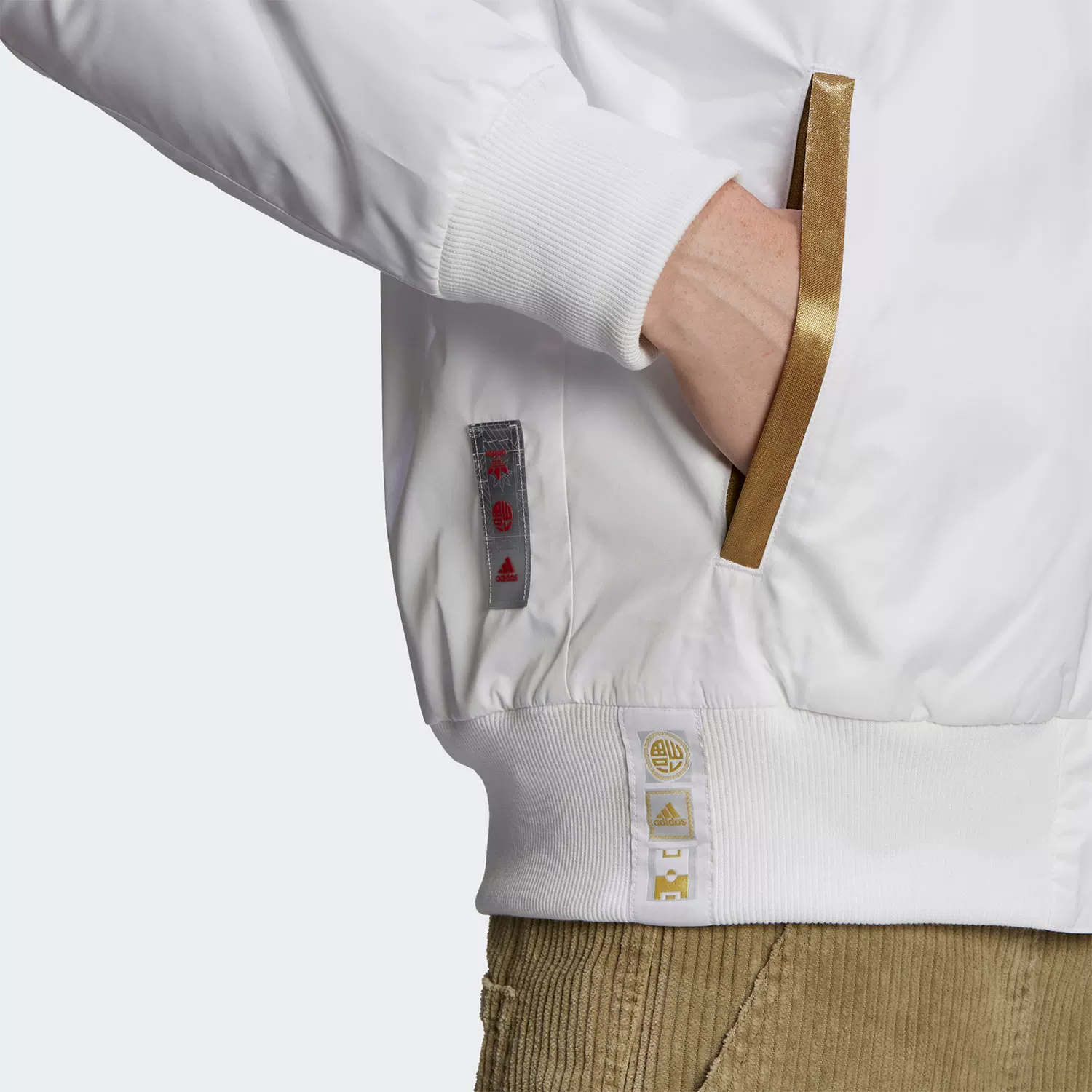 Футбольная тренировочная куртка Adidas Genuine для мужчин Real Madrid, HA2530