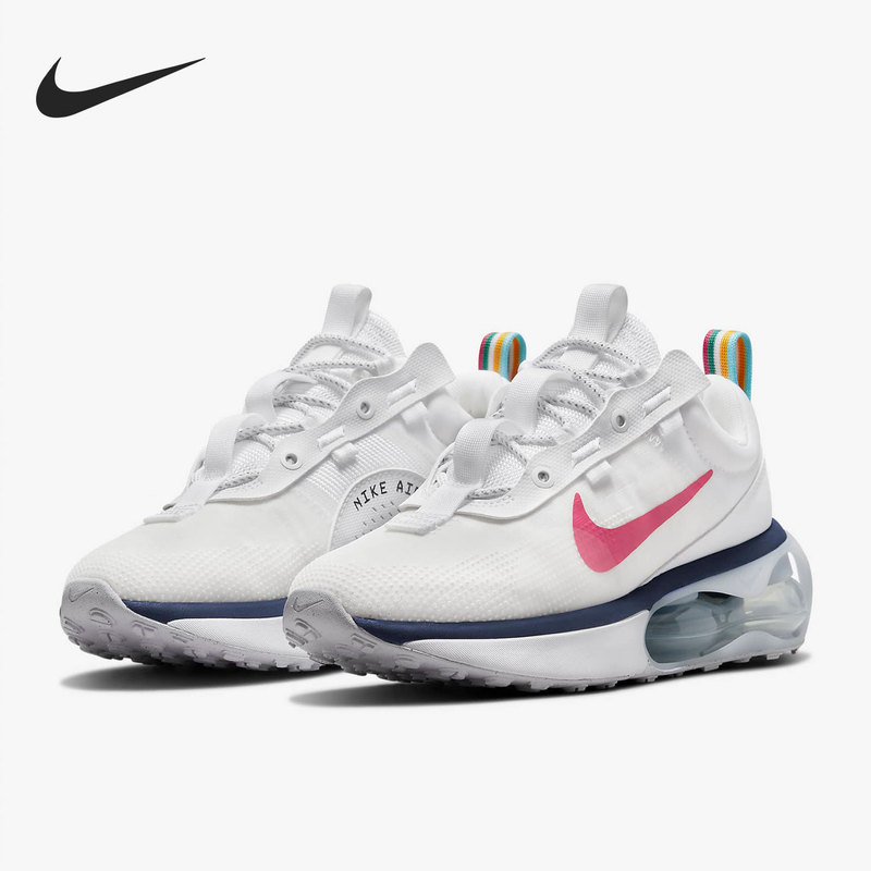 Nike Official Authentic Air Max Men's and Women's Plaid Shock Absorption Sports Running Shoes Dc9478-100