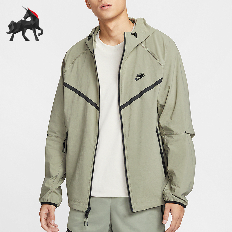 Nike/Nike Genuine 2025 New Men's Outdoor Patchwork Classic Woven Jacket Hm7152-320