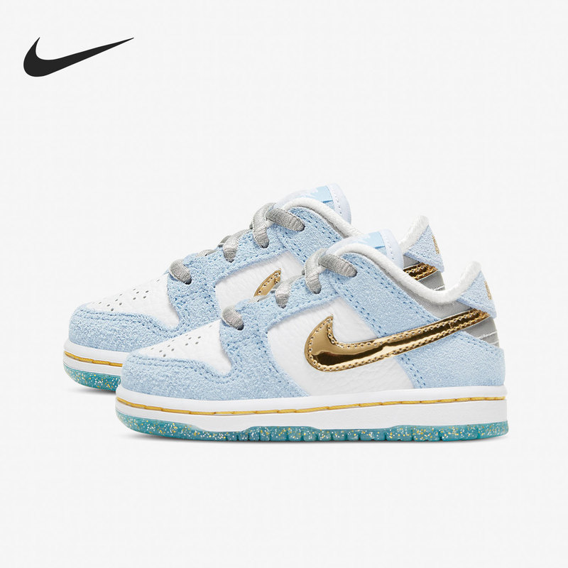 Nike Official Genuine Dunk Infant Casual Comfortable Low-Top Lightweight Sports Shoes Dj2520-400