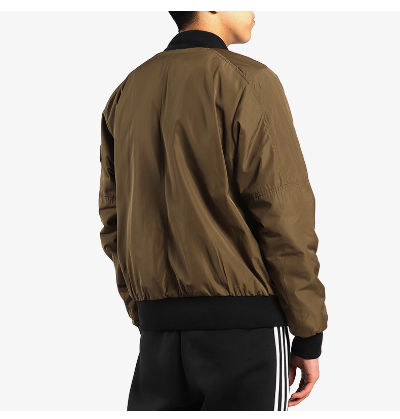 Áo khoác nam Adidas đích thực mùa thu đông mùa đông và thể thao ấm áp hai bên mặc áo khoác cotton BQ5589 - Áo khoác thể thao / áo khoác áo khoác tập gym nữ
