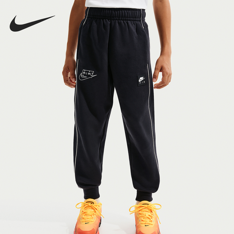Nike/Nike Genuine Airflece Jogging Pants New Children's Classic Jogging Pants Ii7351-010 Nike/Nike Genuine Airflece Jogging Pants New Children's Classic Jogging Pants Ii7351-010