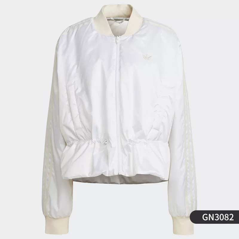 Кожаная куртка Adidas/ Genuine three -leaf grass Jacket Женская спортивная куртка для отдыха Eggplant Jacket GN3082