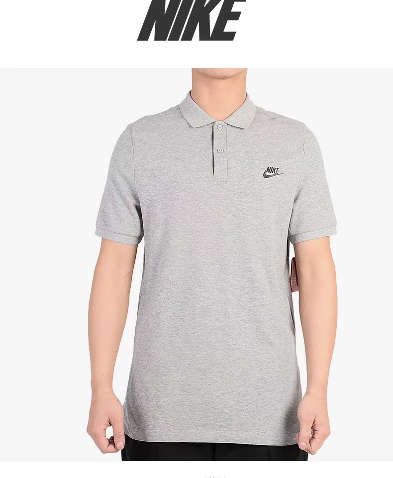 Nike / Nike Authentic 2019 xuân hè mới nam đan áo thể thao ngắn tay Áo phông POLO 727331 - Áo polo thể thao áo nam polo