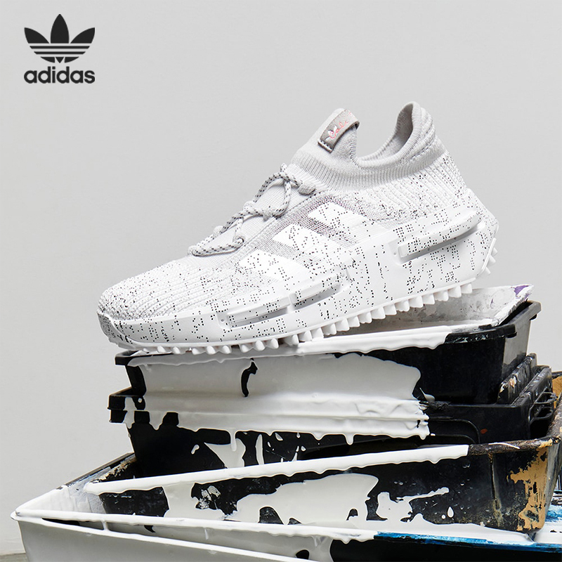 Adidas/Adidas Official Genuine Trefoil Nmd_S1 Men's Wear-Resistant Cushioning Sports Shoes Ig9674