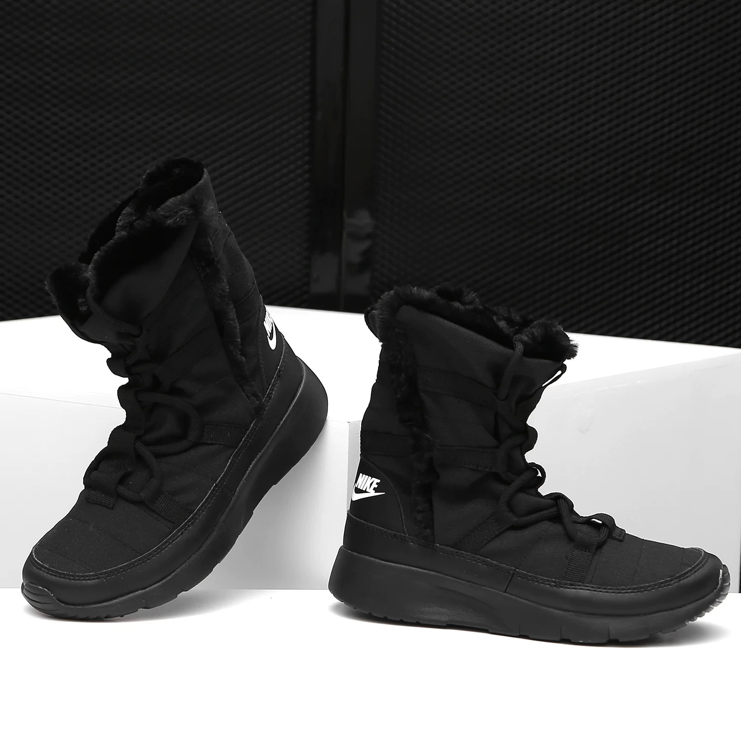 Nike/耐克 Children's fleece keep warm sports high boots with depreciation, official product