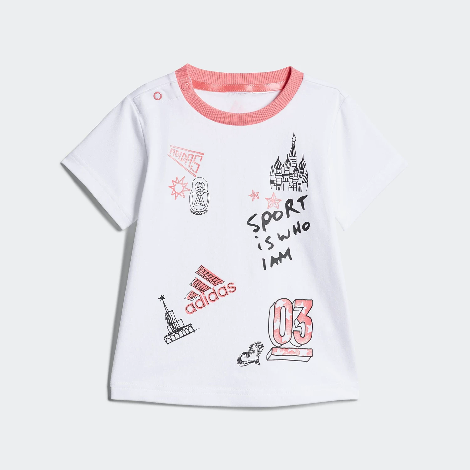 Костюм спортивный летний детский с короткими рукавами Adidas Authentic IG CD TEE SET CX3480