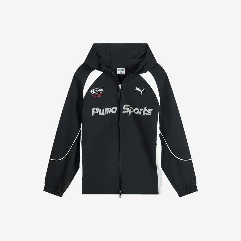 Puma/Puma Genuine Kidsren's Jacket Waterproof Zipper Hooded Simple Jacket 950552-02 Puma/Puma Genuine Kidsren's Jacket Waterproof Zipper Hooded Simple Jacket 950552-02