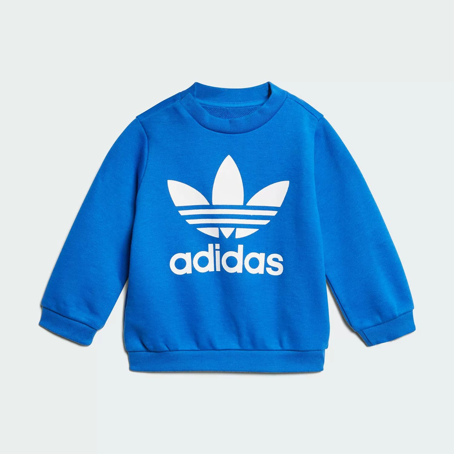 Adidas/阿迪达斯 Genuine 21 new children's three -leaf grass cotton sports two -piece set CE1159