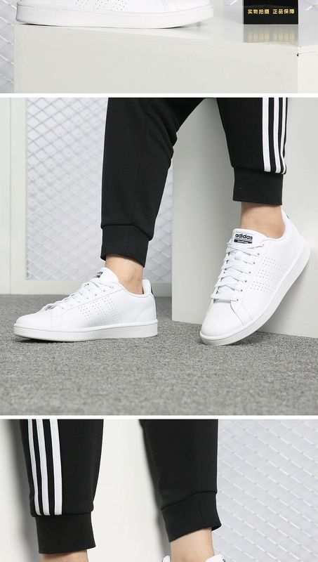 Adidas / Adidas Authentic 2019 mới NEO dành cho nam thể thao giày thể thao nhỏ bảng trắng BB9624 - Dép / giày thường