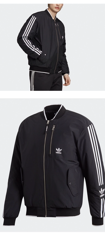 Adidas / Adidas đích thực 2020 mùa xuân và mùa thu mới JKT PAD quần áo thể thao cotton mùa đông cho nam GC8694 - Quần áo độn bông thể thao