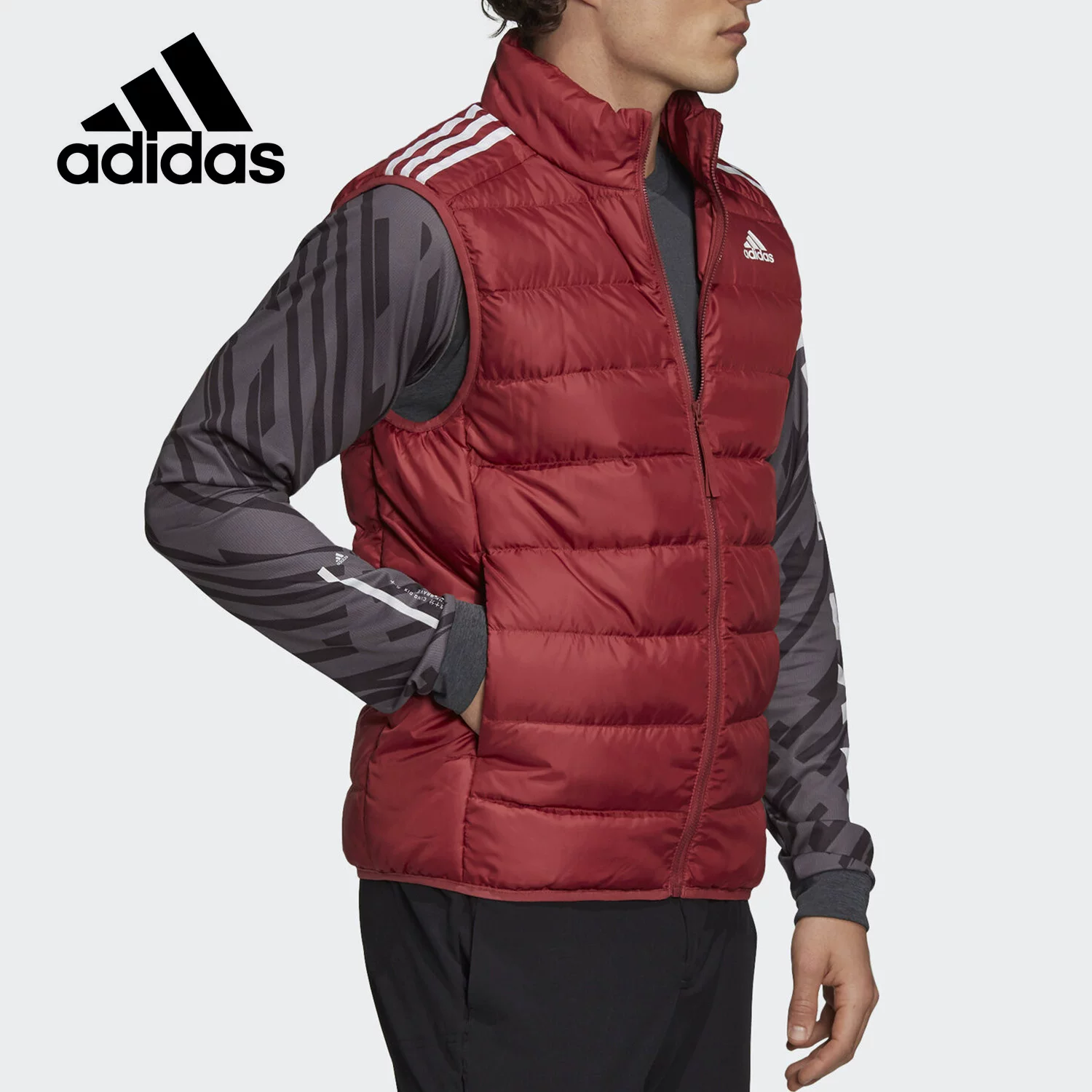 Адидaс/Адидaс подлинный ESS DOWN VEST для мужчин Plel жилет GH4585