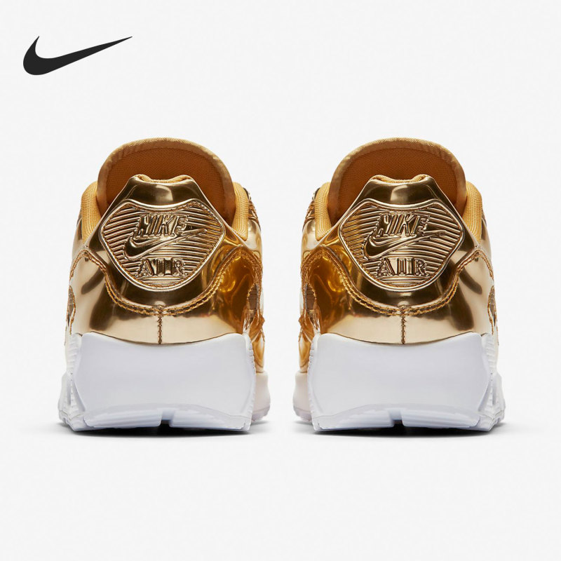 Nike Official Authentic Air Max 90Sp Men's and Women's Liquid Air Cushion Sports Running Shoes Cq6639
