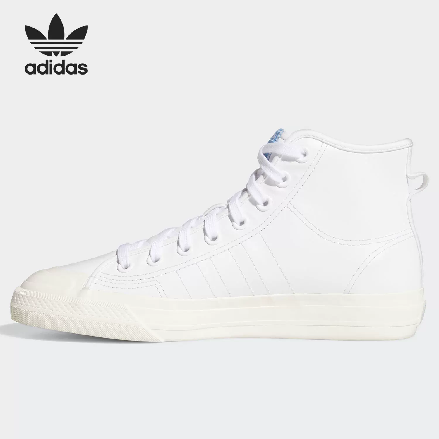 Кроссовки высокие классические повседневные мужские и женские Adidas Authentic clover NIZZA FX8497