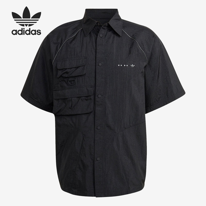 Adidas/Adidas Official Authentic Ss Overshirt Men's Sports Short-Sleeved Shirt Hk2733 Adidas/Adidas Official Authentic Ss Overshirt Men's Sports Short-Sleeved Shirt Hk2733