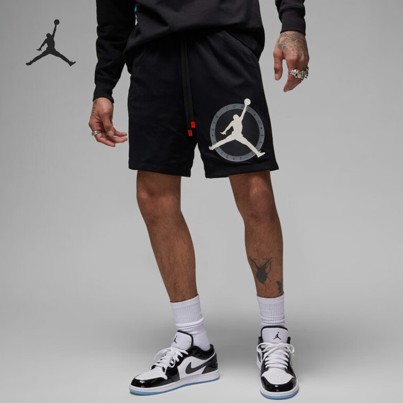 Nike Official Authentic Jordan Men's Sports Breathable Training Loose Shorts Dv7603-010
