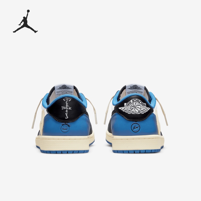 Nike Official Authentic Air Jordan 1 Men's Fashion Wear-Resistant Sports Board Shoes Dm7866-140