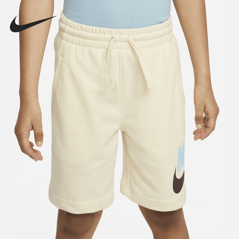 Nike Official Genuine Seasonal New French Terry Children's Sports Shorts Db6990-113
