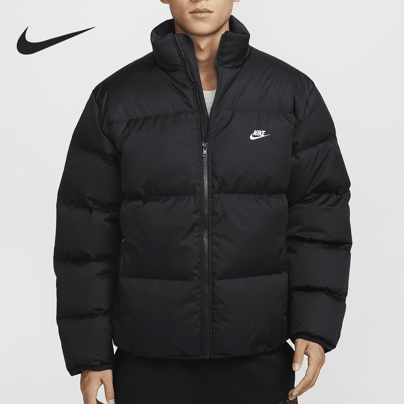 Nike Official Authentic Club Therma-Fit Men's down Warm Jacket Fz5029-010 Nike Official Authentic Club Therma-Fit Men's down Warm Jacket Fz5029-010