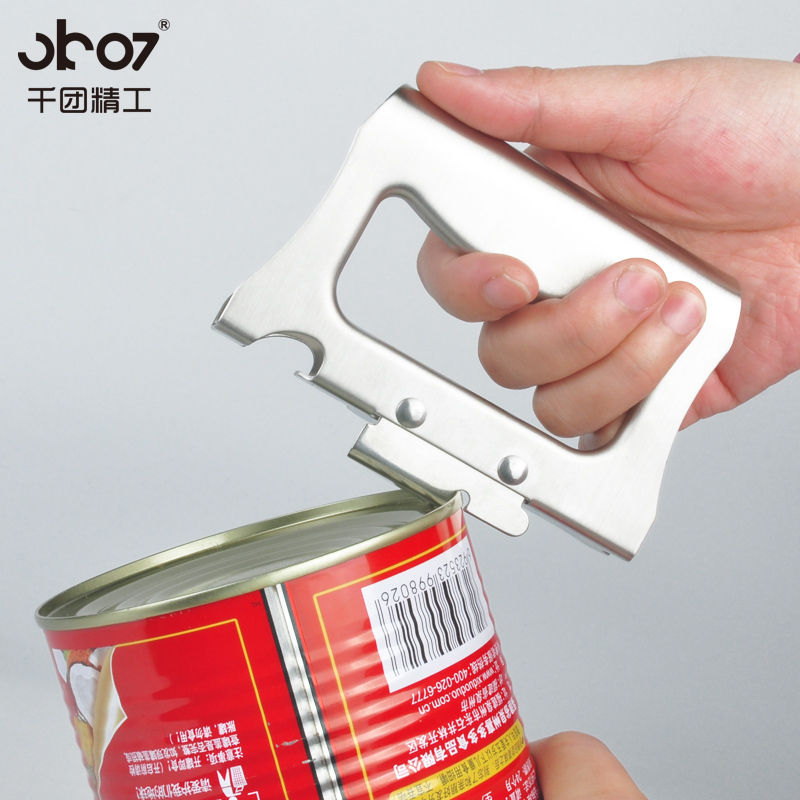 Multifunctional can opener artifact Stainless steel can screwdriver bottle opener Tin can head knife Beer bottle opening tool