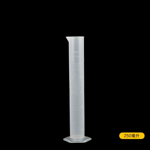 Прозрачный пластиковый мерный цилиндр, 10 мл