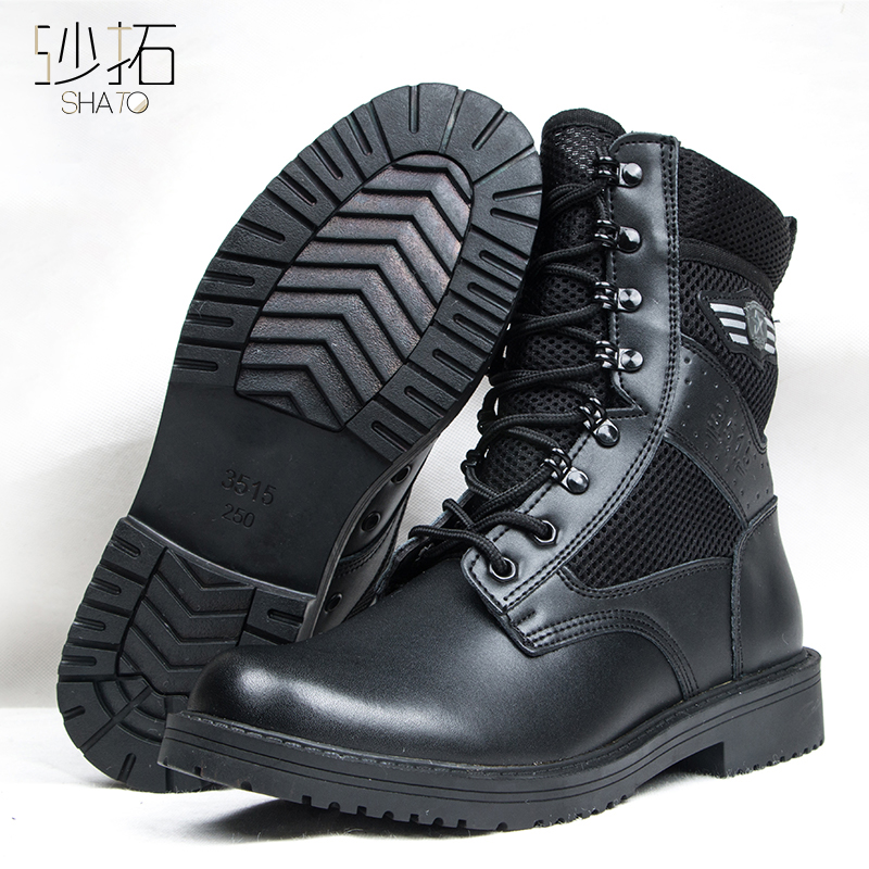 Military Fans Summer Mesh Ultra Light Breathable Combat Boots Special Soldiers High Cylinder Tactical Boots Outdoor Land War Boots Combat Training Shoes
