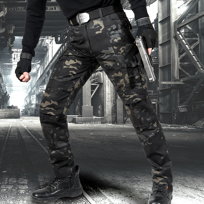 Summer Night Camouflage Tactical Trousers Men and Women Military Military Mind Special Army for Wear-resistant Pants