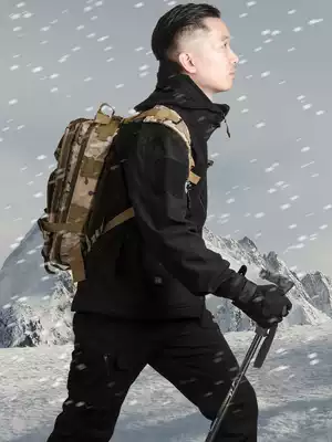 Military fans assault clothes autumn and winter waterproof camouflage clothing ACU soft shell clothing plus velvet camouflage jacket mountaineering clothing men and women