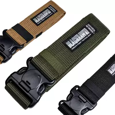 Outdoor multifunctional wear-resistant tactical belt nylon armed belt security outer belt waist seal Velcro training Belt