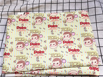 Cartoon fabric canvas printed handmade diy fabric sofa cover fabric bag dormitory tablecloth milk girl male