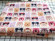 Cartoon Fabric Fine Canvas Printed Handmade Diy Fabric Sofa Cover Fabric Bag Dorm Room Table Cloth Squirrel Smile